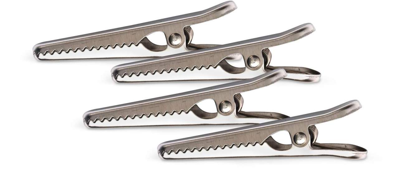 Verschlussclips Edelstahl 82x16 mm 4 Stk
