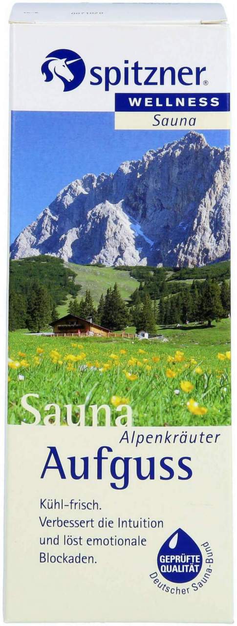 Spitzner Saunaaufguss Alpenkräuter Wellness 190 ml