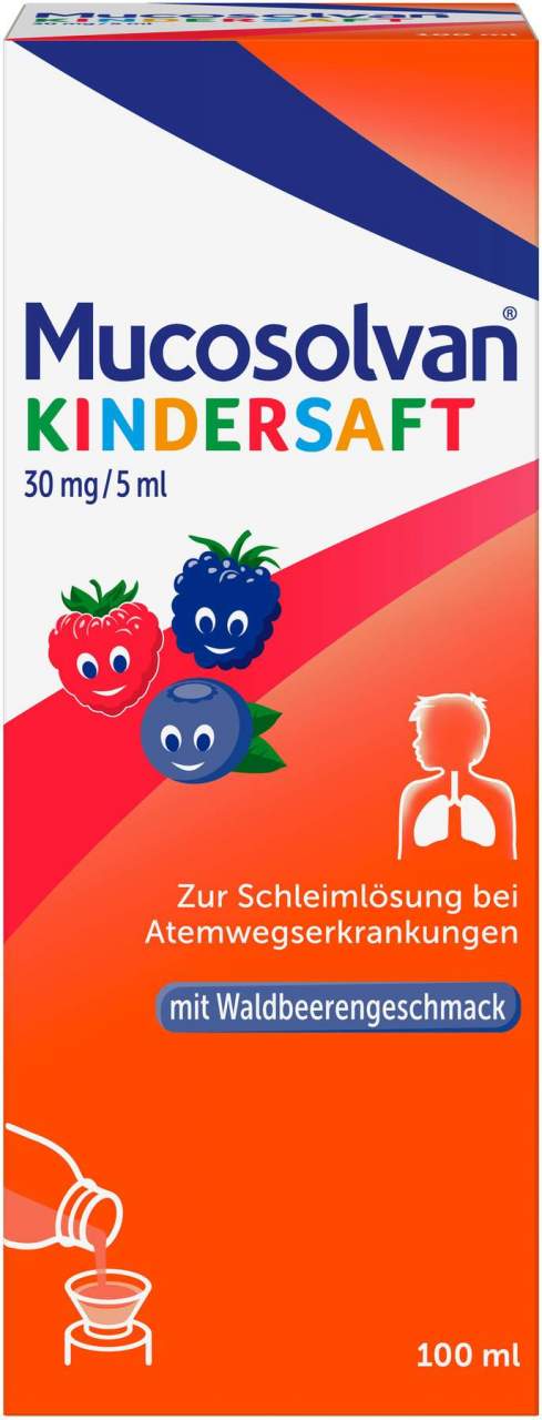 Mucosolvan 100 ml Kindersaft 30 mg je 5 ml