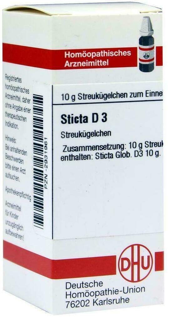 Dhu Sticta D3 10 G Globuli
