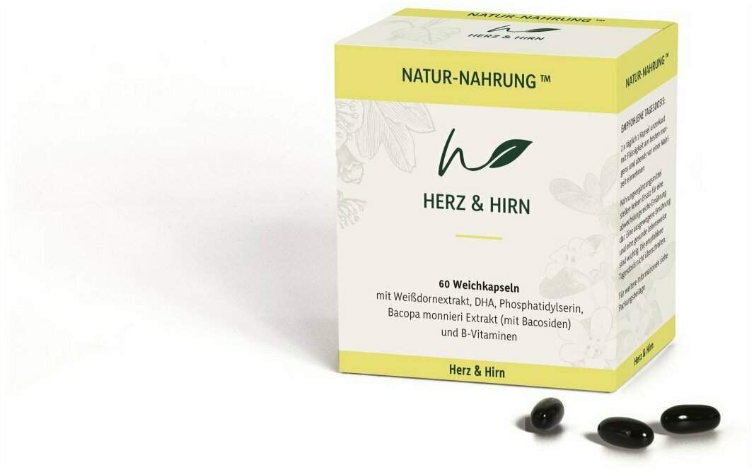 Natur-Nahrung Herz & Hirn 60 Weichkapseln