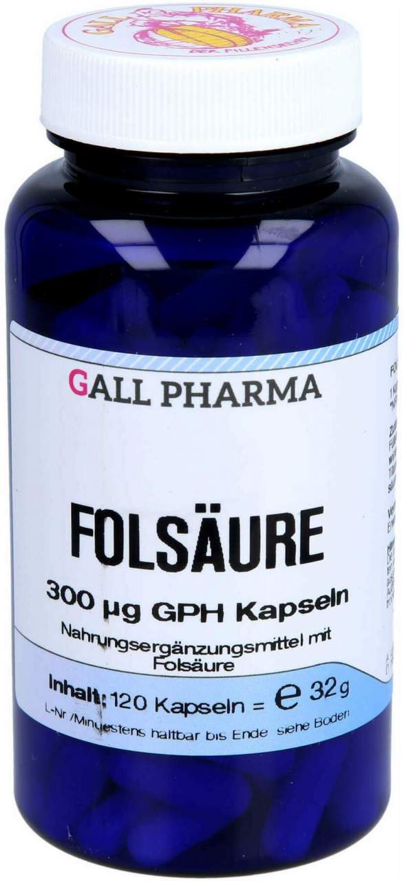 Folsäure 300 M 63 G Gph 120 Kapseln