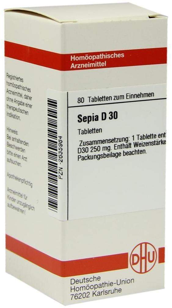 Dhu Sepia D30 80 Tabletten