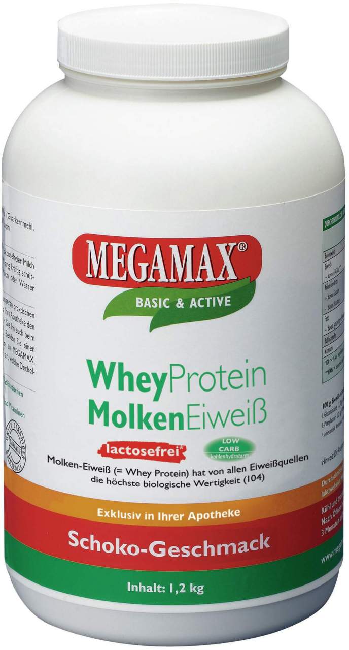 Wheyprotein Lactosefrei Schoko Pulver