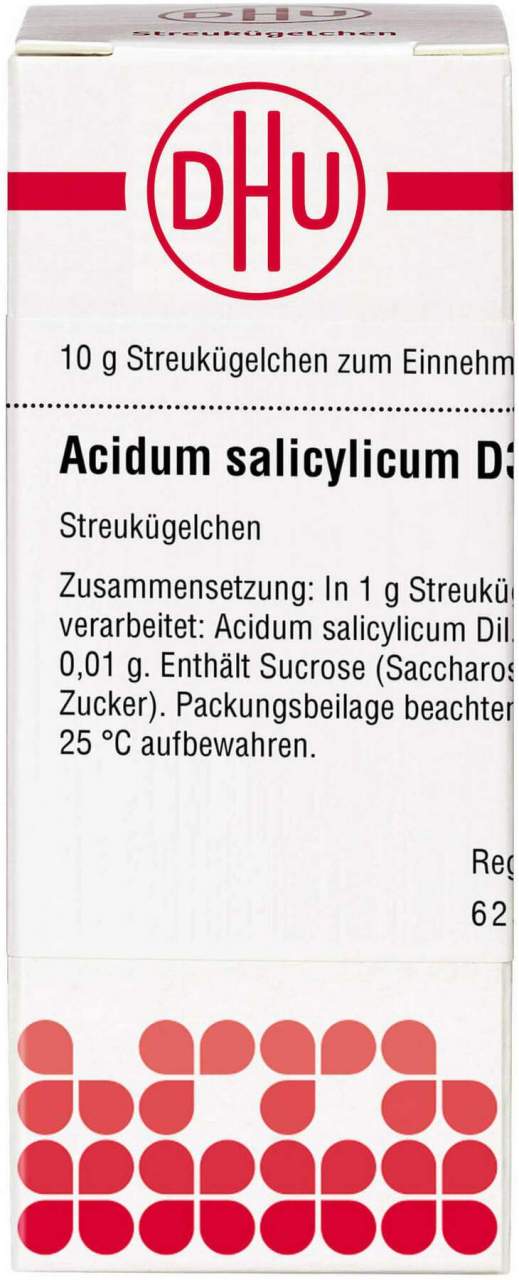 Dhu Acidum Salicylicum D30 Globuli 10 G