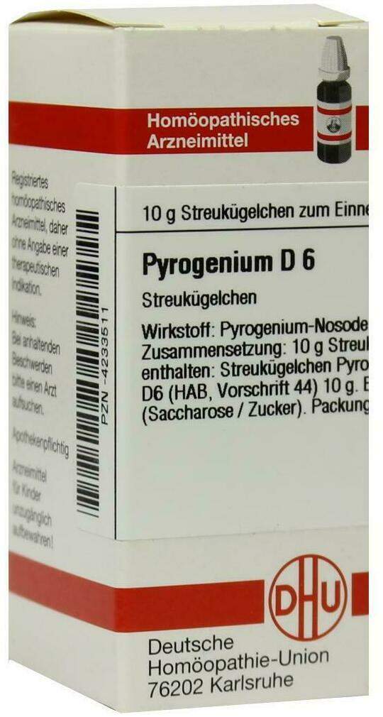 Dhu Pyrogenium D6 10 G Globuli