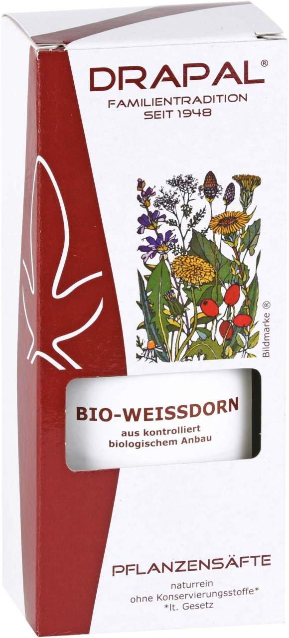 Weißdornbeeren Bio Pflanzensaft Drapal