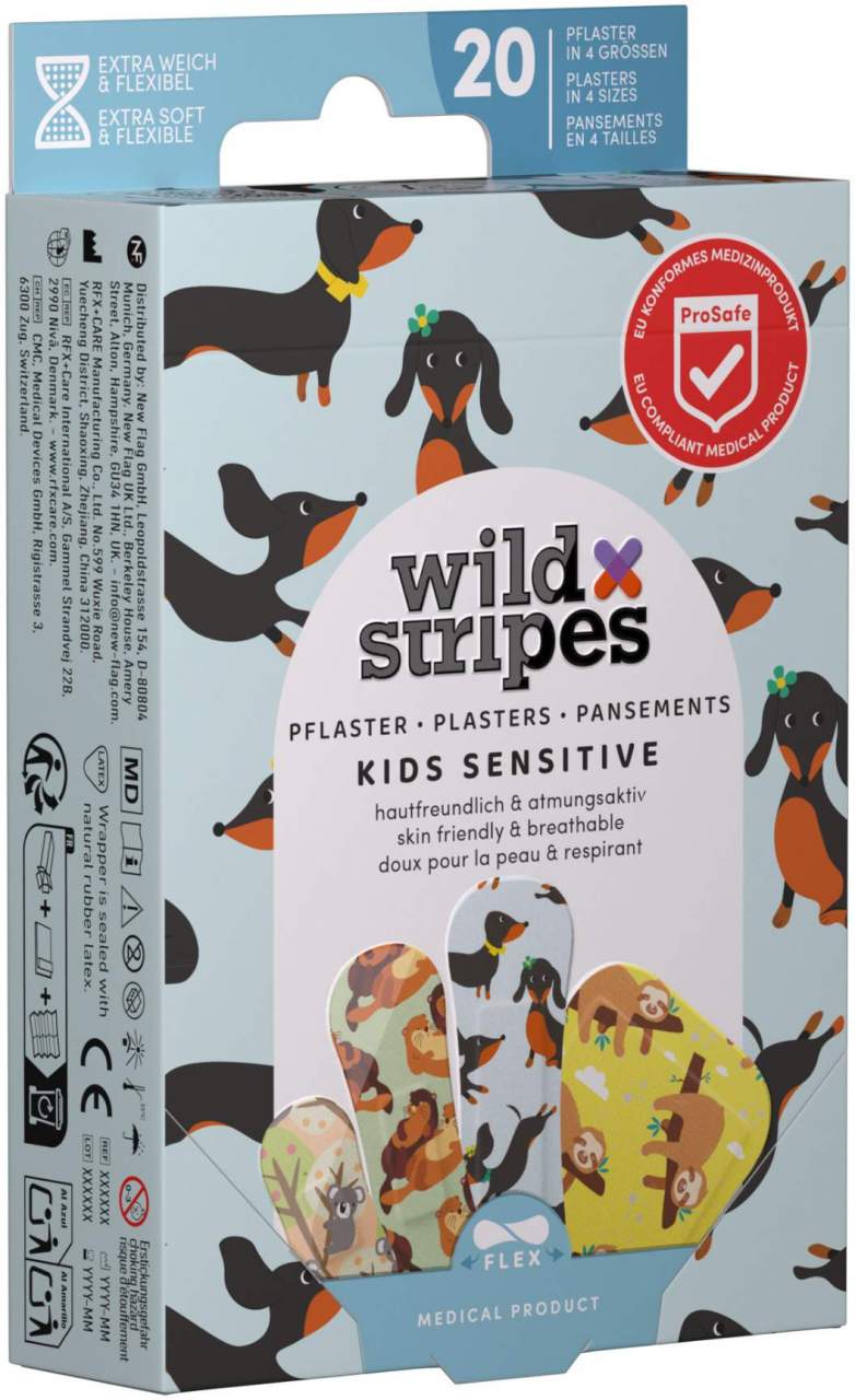 Wild Stripes Kinderpflaster Animal Design 20 Stück