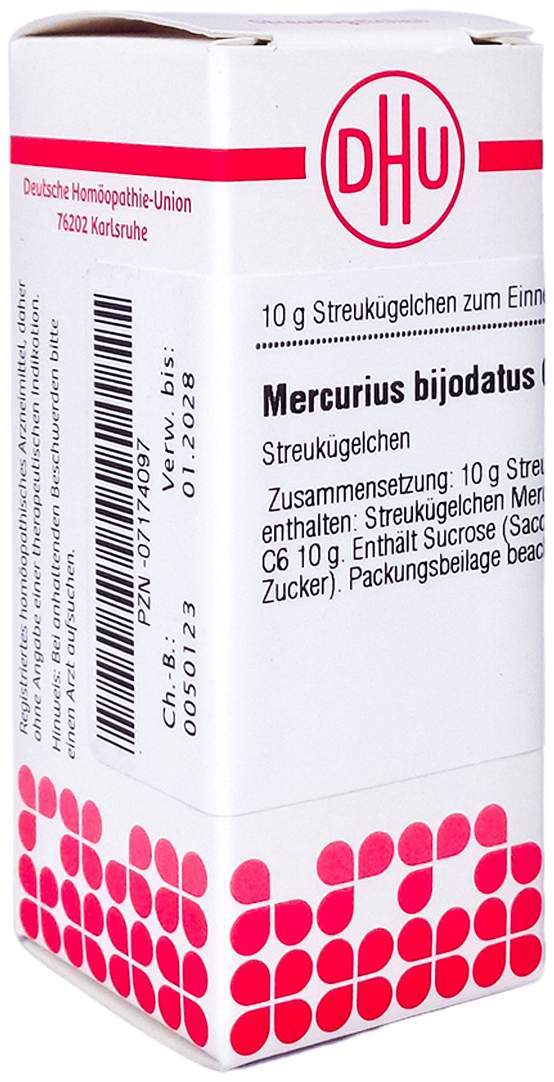 Dhu Mercurius Bijodatus C6 Globuli 10 G