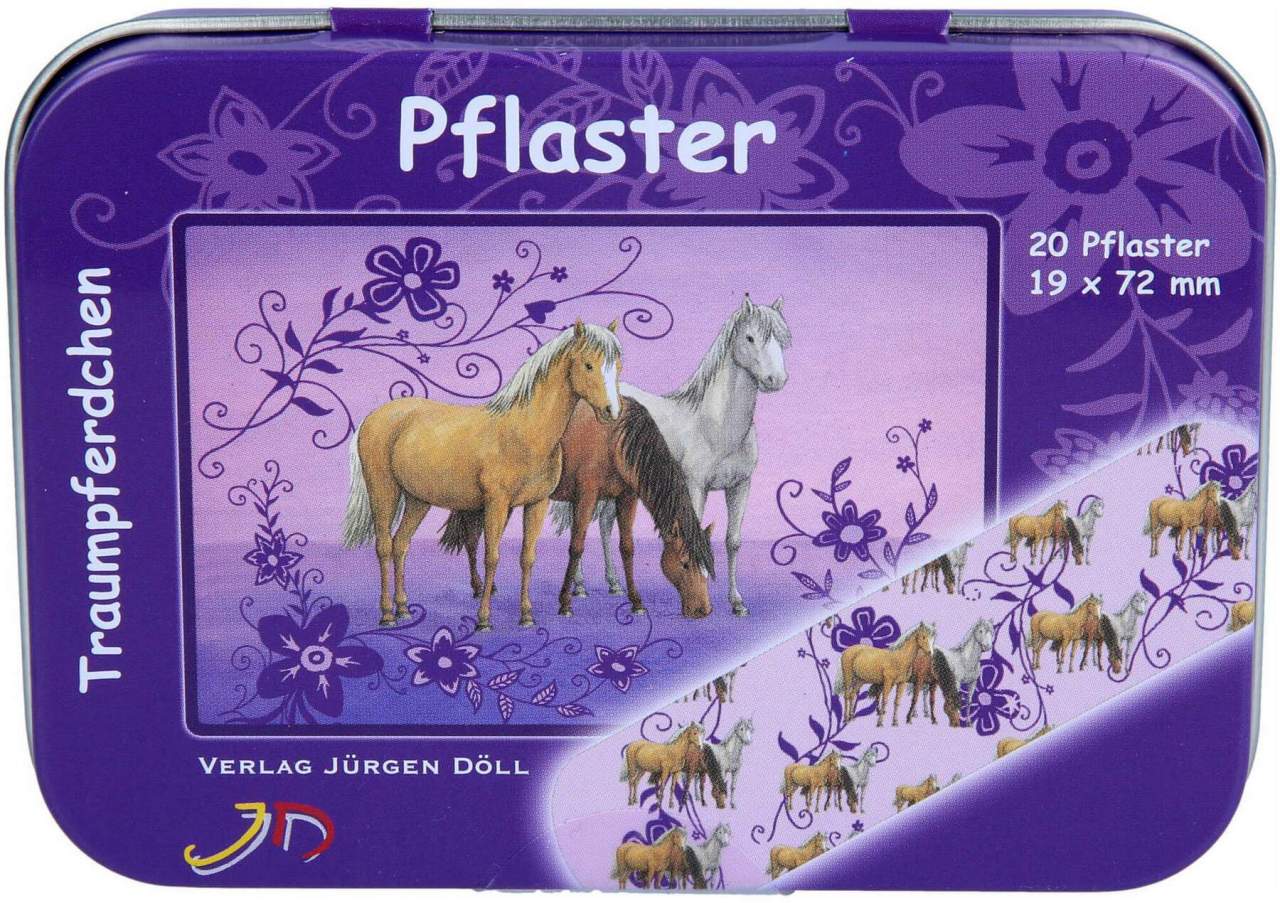 Kinderpflaster Traumpferdchen Dose Pflaster