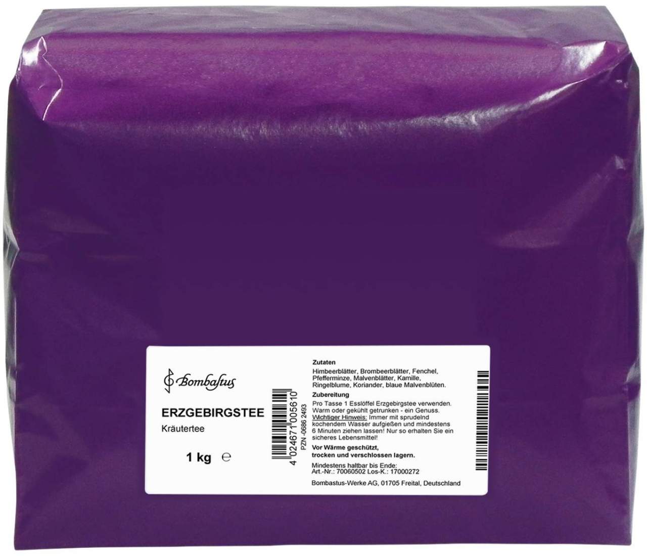 Bombastus Erzgebirgstee Nicht Aromatisiert 1 KG Tee