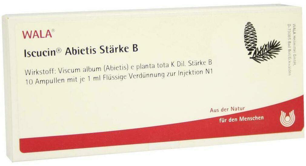 Wala Iscucin Abietis Stärke B 10 X 1 ml Ampullen