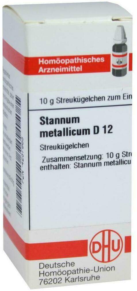 Dhu Stannum Metallicum D12 10 G Globuli