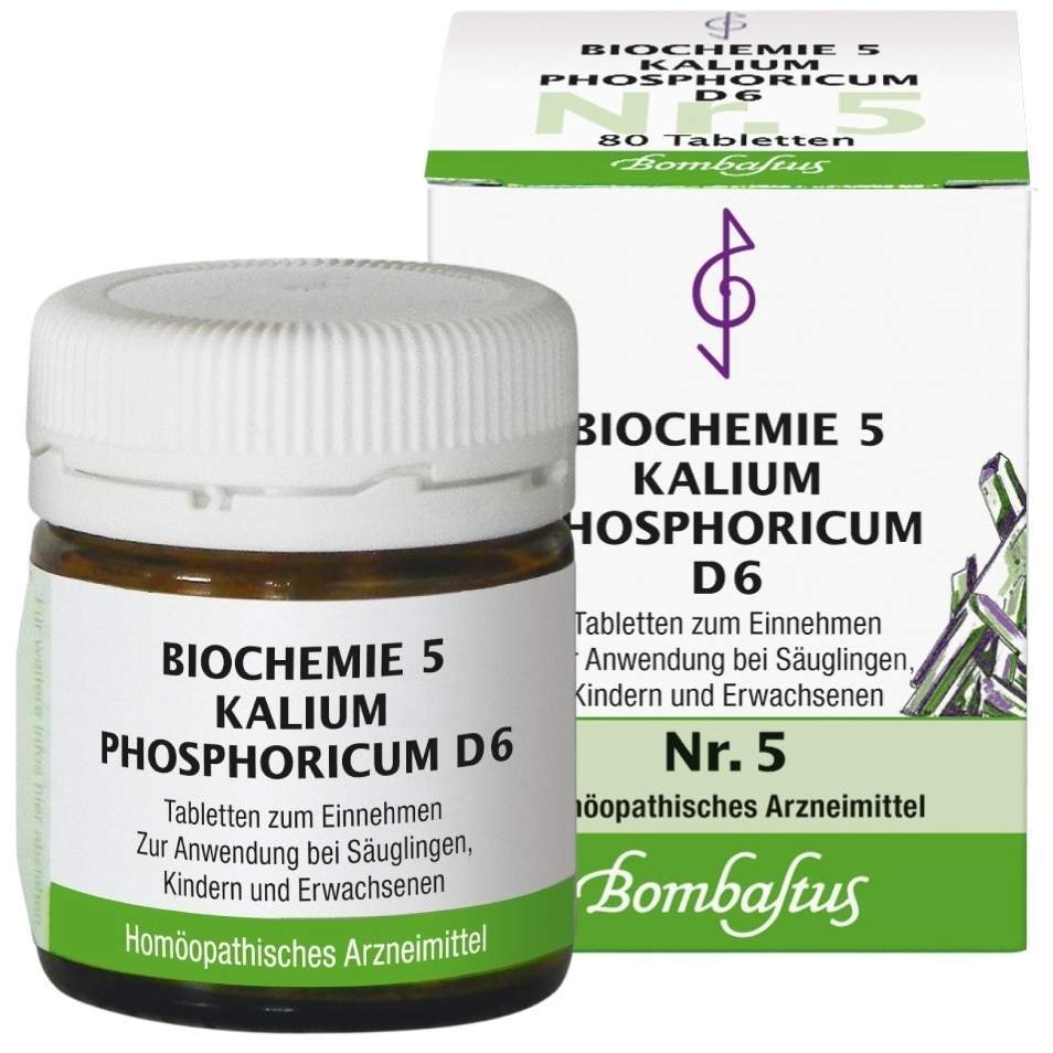 Biochemie Bombastus 5 Kalium Phosphoricum D 6 80 Tabletten