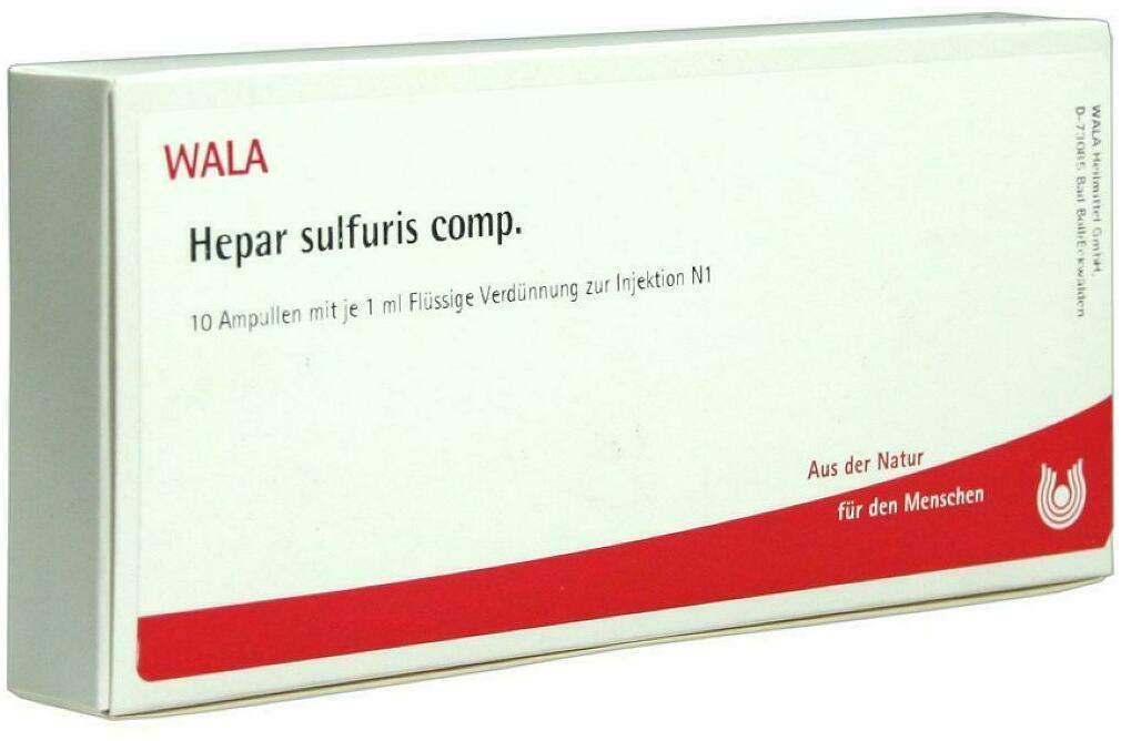 Wala Hepar Sulfuris Comp. 10 X 1 ml Ampullen