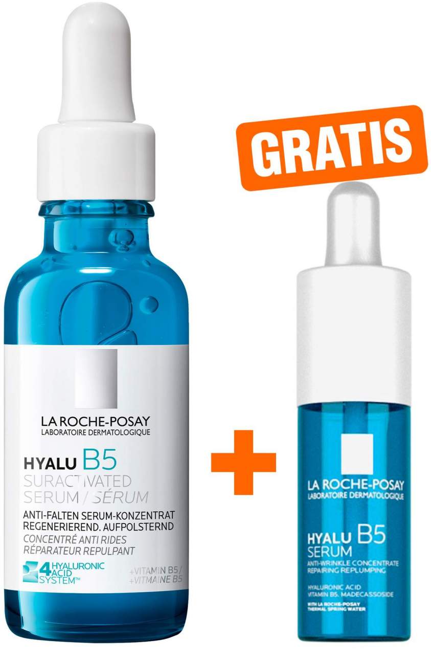 La Roche Posay Hyalu B5 Suractivated Serum 30 ml + gratis La Roche Posay Hyalu B5 Serum 10 ml - Anti-Falten