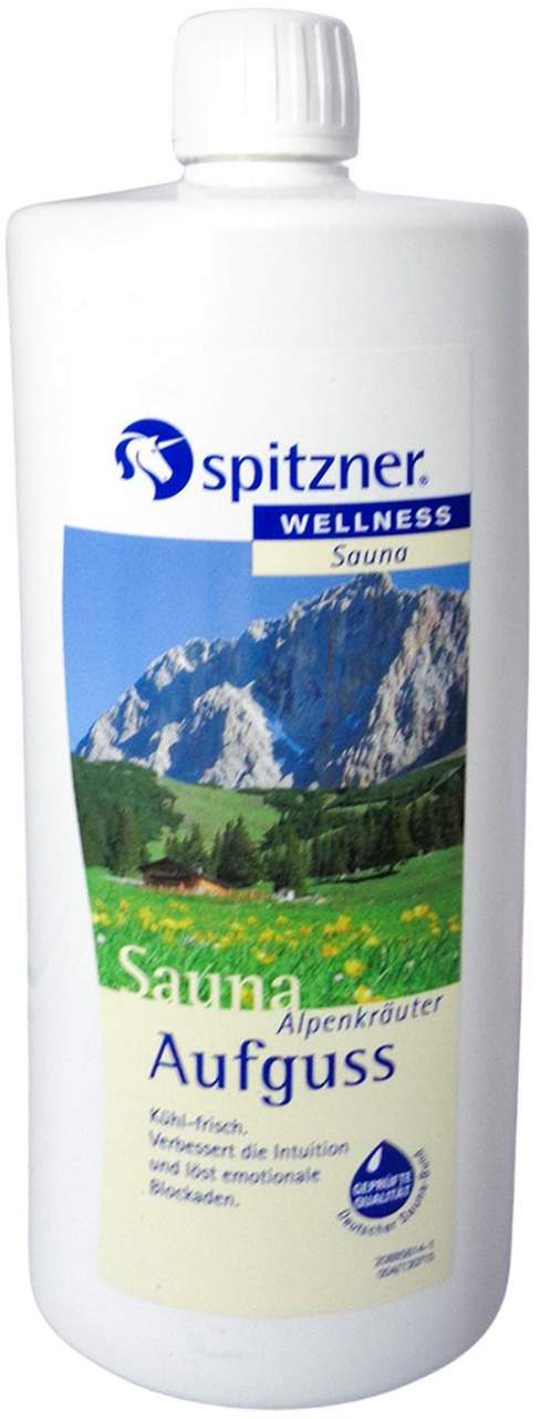 Spitzner Saunaaufguss Alpenkräuter Wellness 1000 M