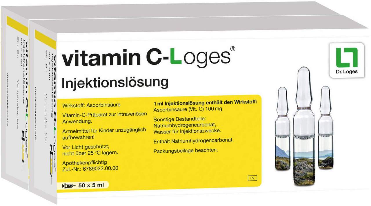 Vitamin C Loges 5 ml Injektionslösung