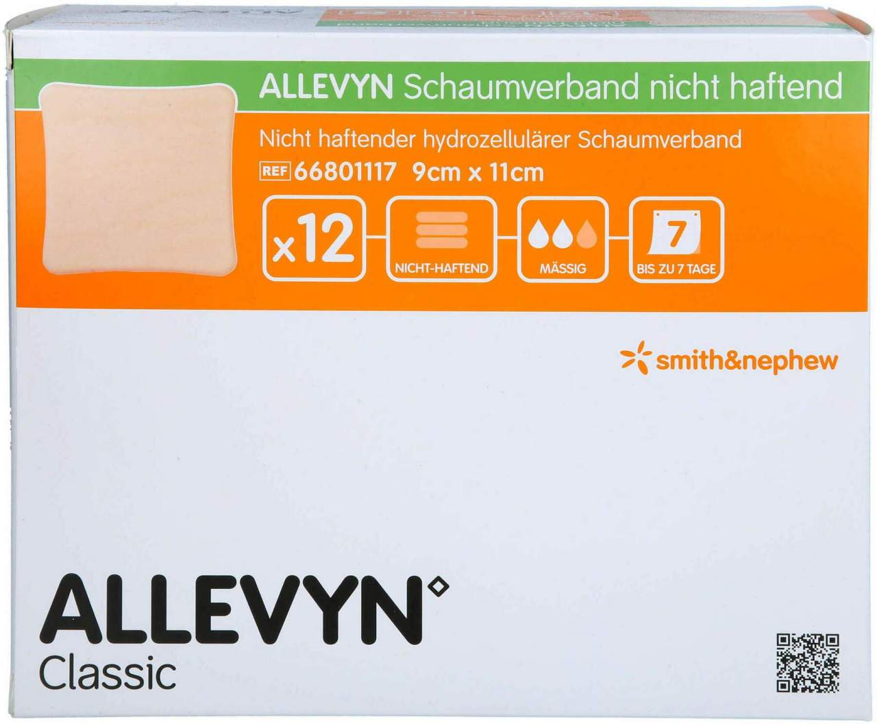 Allevyn Schaumverband 9x11 cm Nicht Haftend