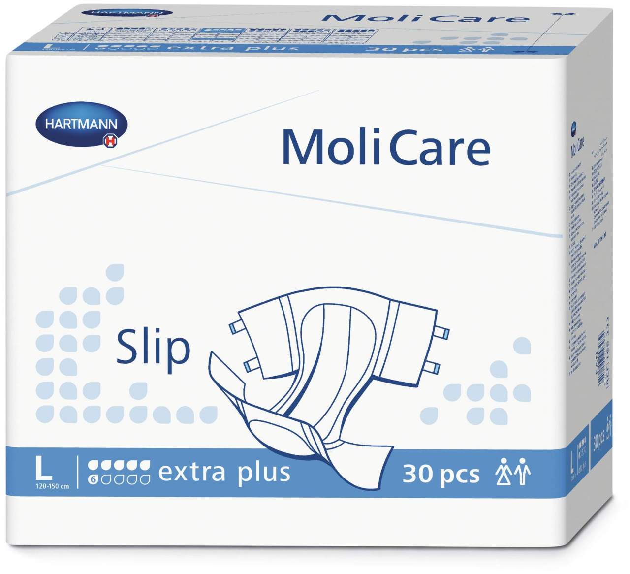Molicare Slip Extra Plus Gr.L 30 Stück