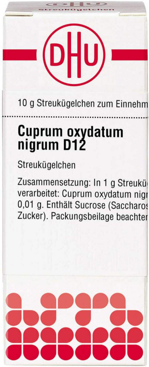 Dhu Cuprum Oxydatum Nigrum D12 Globuli 10 G