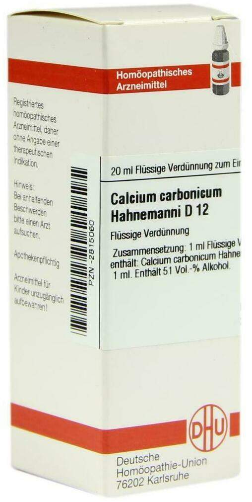 Dhu Calcium Carbonicum D12 20 ml Dilution