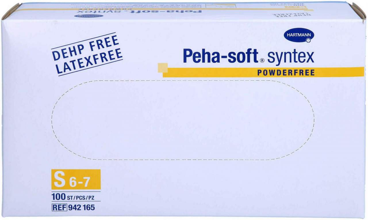 Peha-Soft Syntex Unters.Handsch.Unst.Pud.Frei S