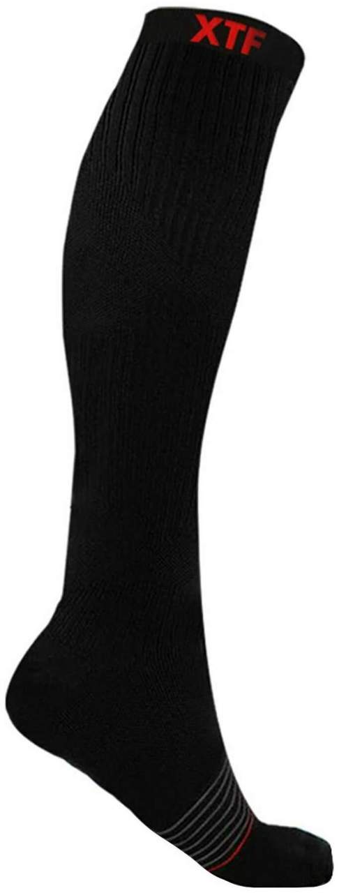 Stützende Kniestrümpfe, schwarz S-M Unisex, Gr.36-41