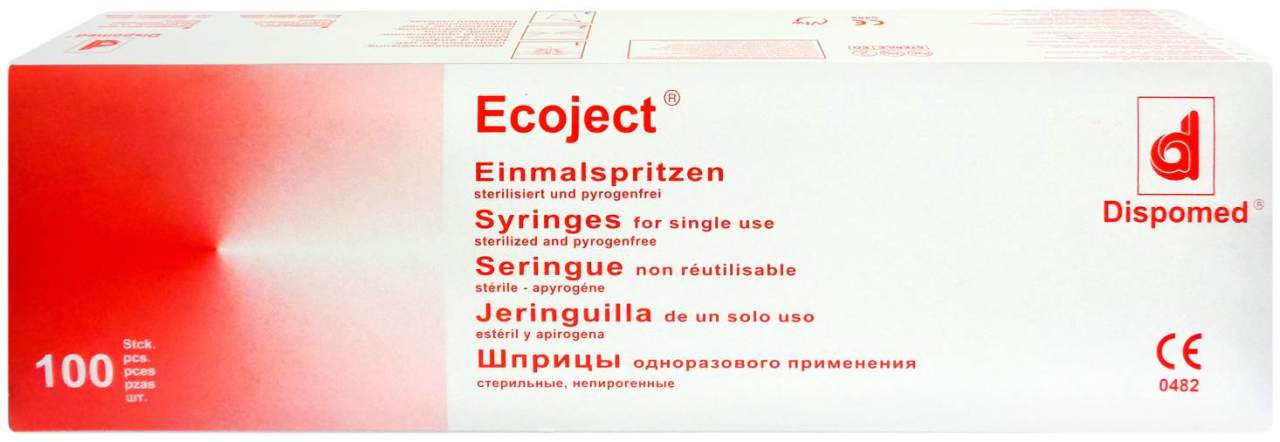Einmalspritze 5 ml Luer Ecoject