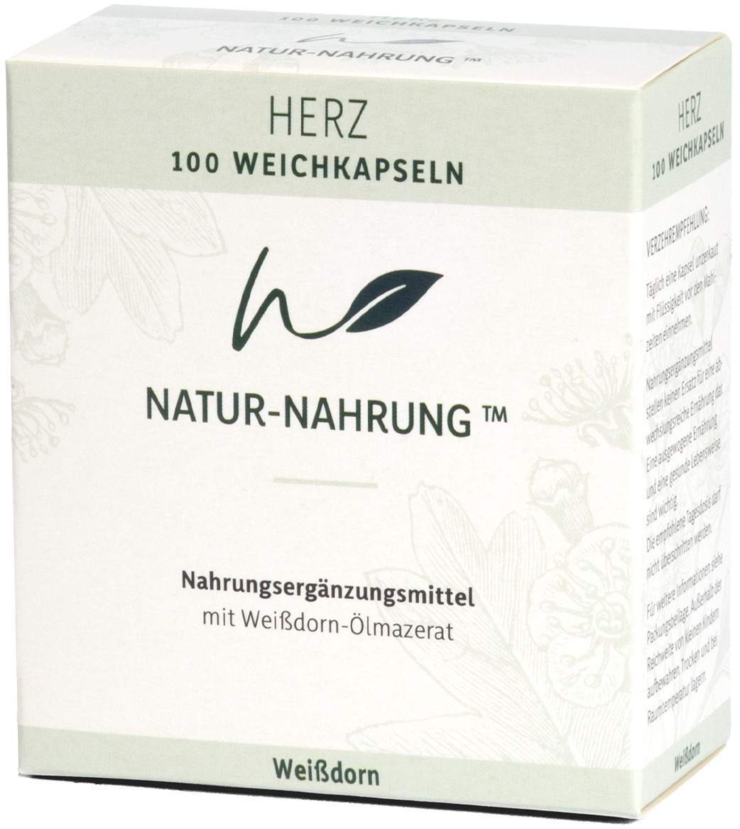 Natur-Nahrung Herz Weißdorn Weichkapseln