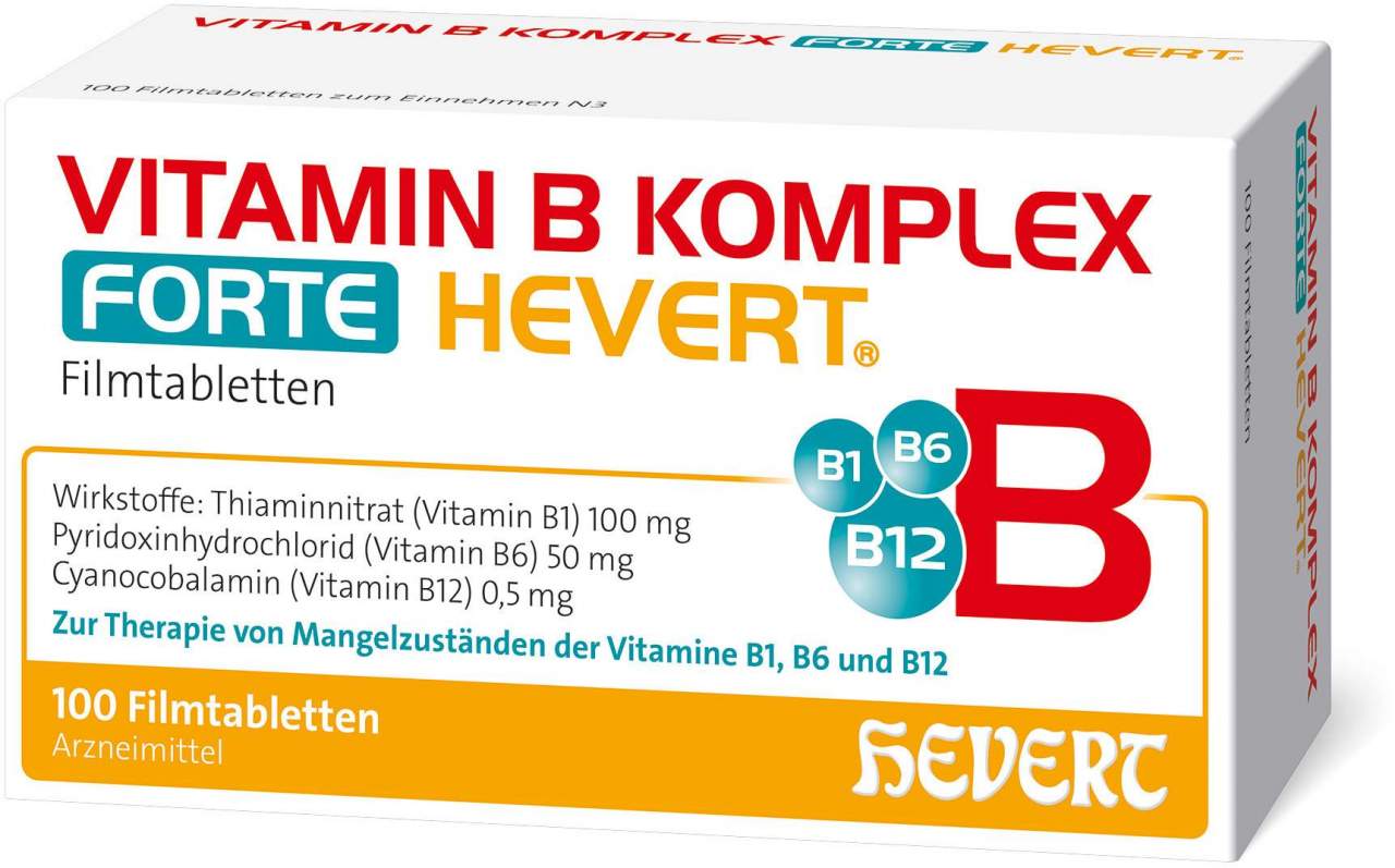 Vitamin B Komplex forte Hevert 100 Tabletten