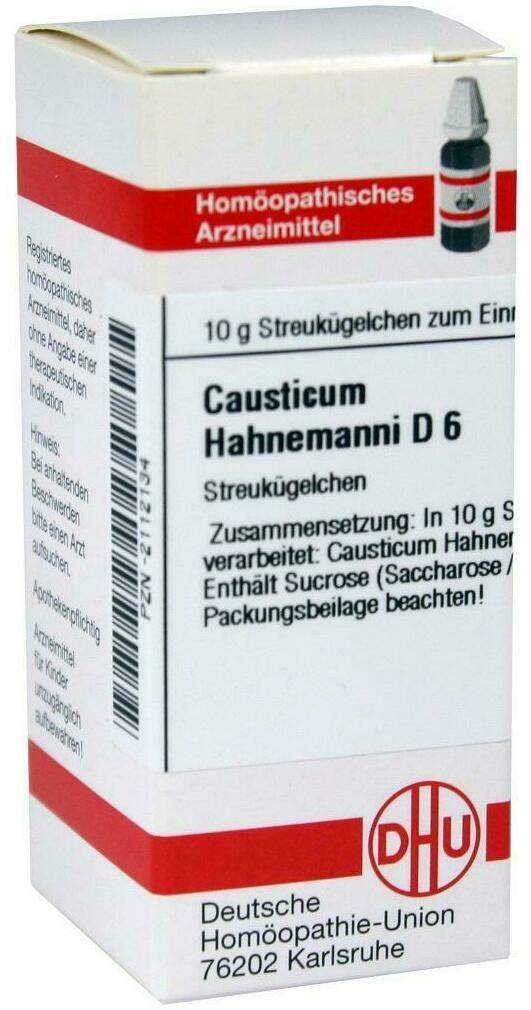 Dhu Causticum Hahnemanni D6 10 G Globuli
