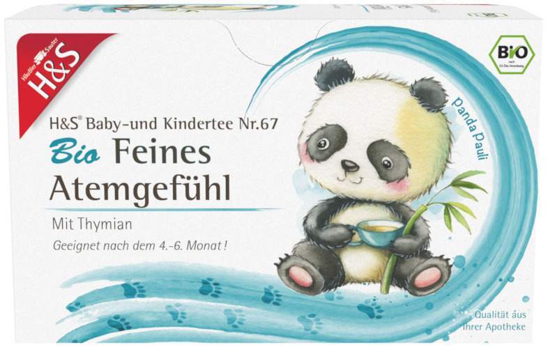 H&S Bio Baby- und Kindertee Feines Atemgefühl 20 Filterbeutel