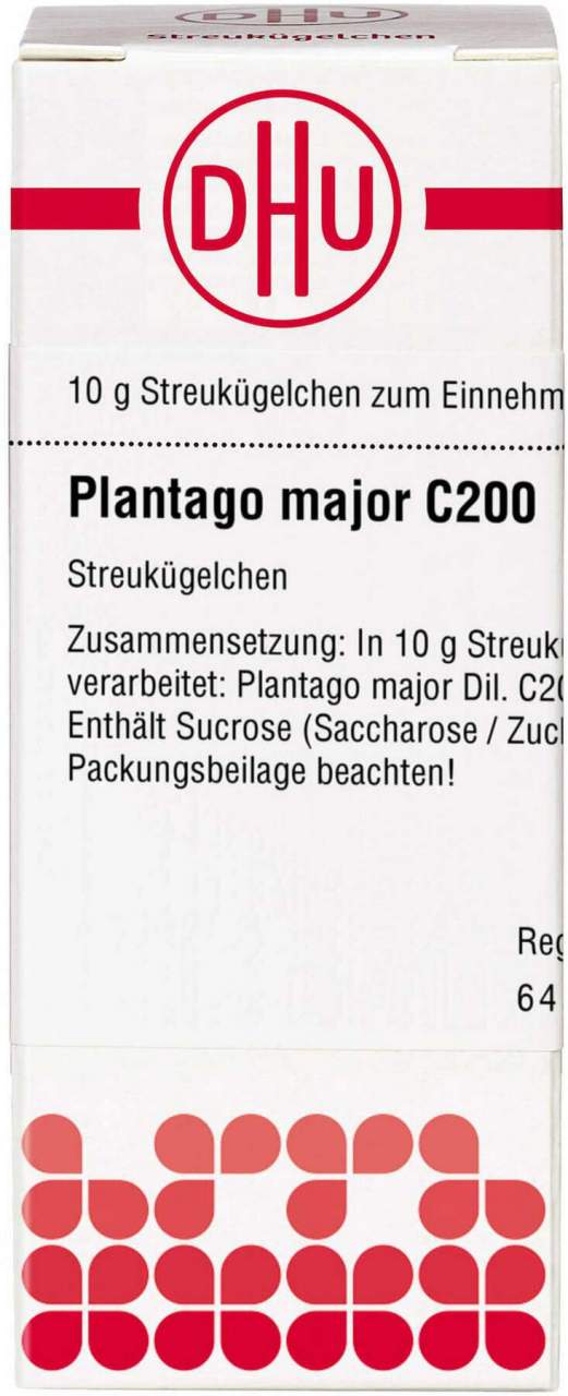 Dhu Plantago Major C200 Globuli 10 G