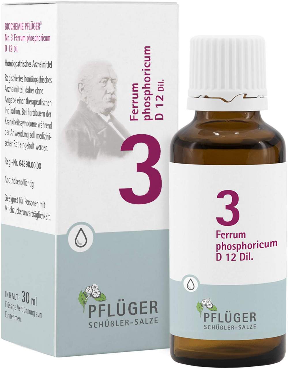 Biochemie Pflüger 3 Ferrum Phosphoricum D12 30 ml Tropfen