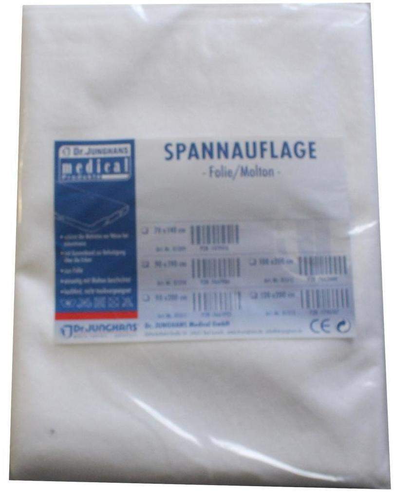 Molton Spannauflage 90x190cm Mit Folie Einseitig