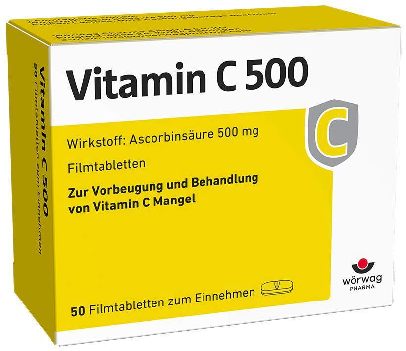 Vitamin C 500 50 Filmtabletten