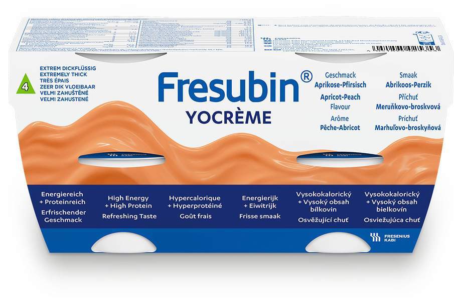 Fresubin Yocreme Aprikose Pfirsich 24 X 125 G Creme