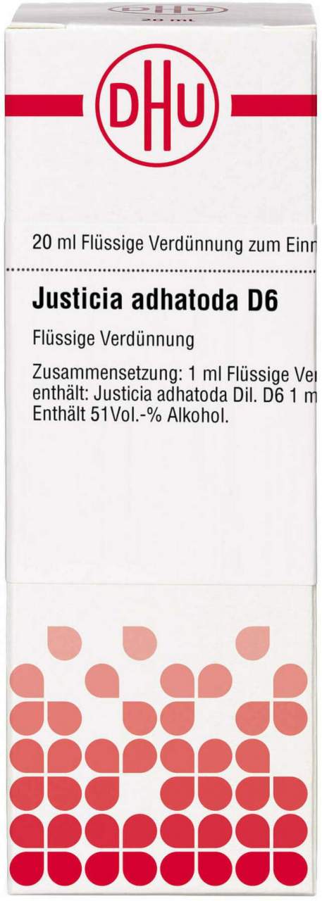 Dhu Justicia Adhatoda D6 Dilution 20 ml