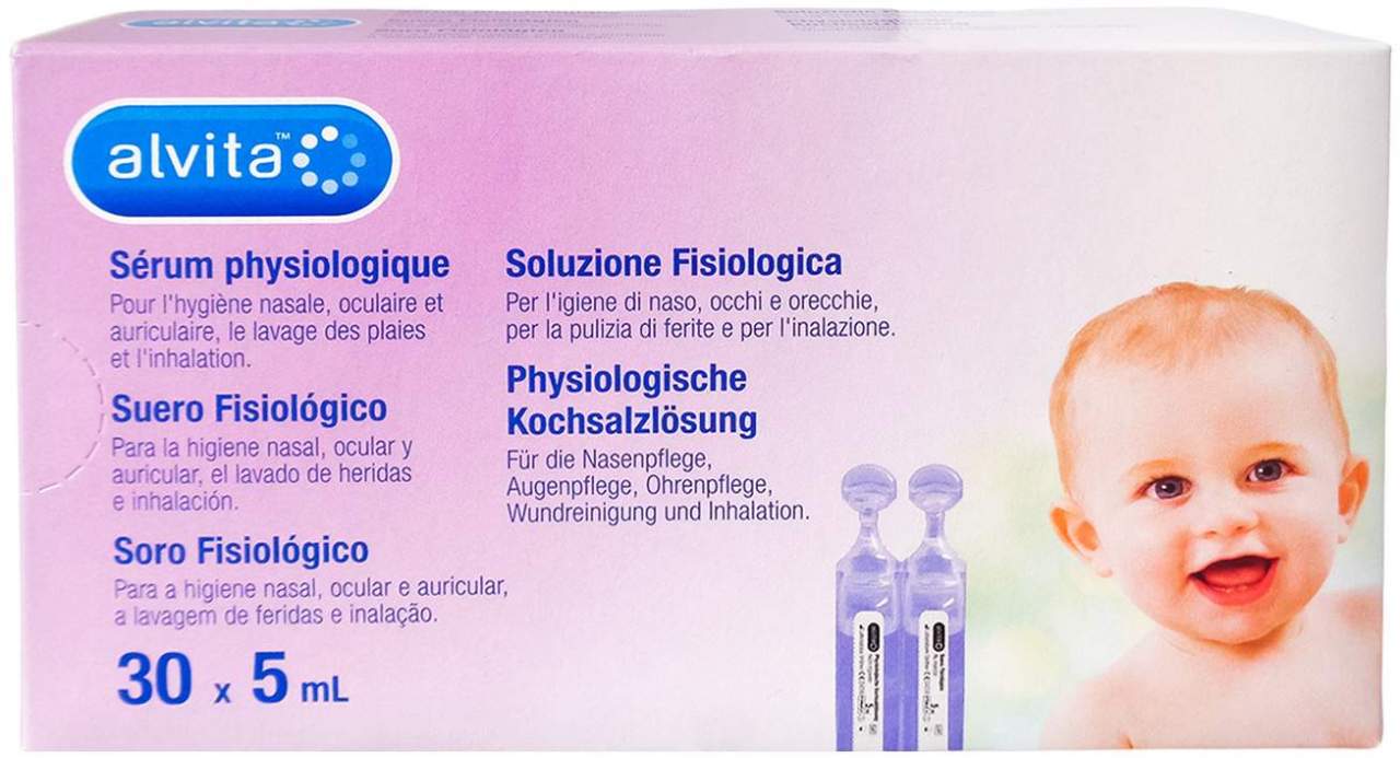 Alvita Physiologische Kochsalzlösung Ampullen 30 X 5 ml Ampullen