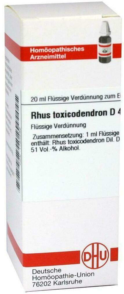 Dhu Rhus Toxicodendron D4 Dilution