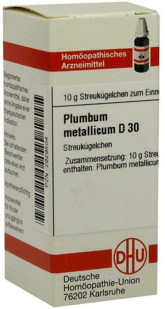 Dhu Plumbum Metallicum D30 Globuli