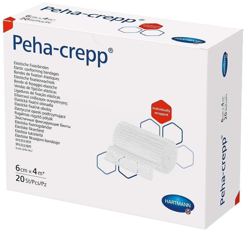 Peha Crepp Fixierbinde 4 M X 6 cm 1 Binde