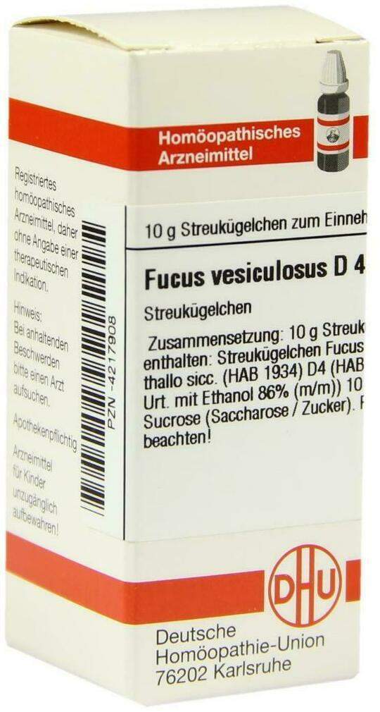 Dhu Fucus Vesiculosus D4 10 G Globuli