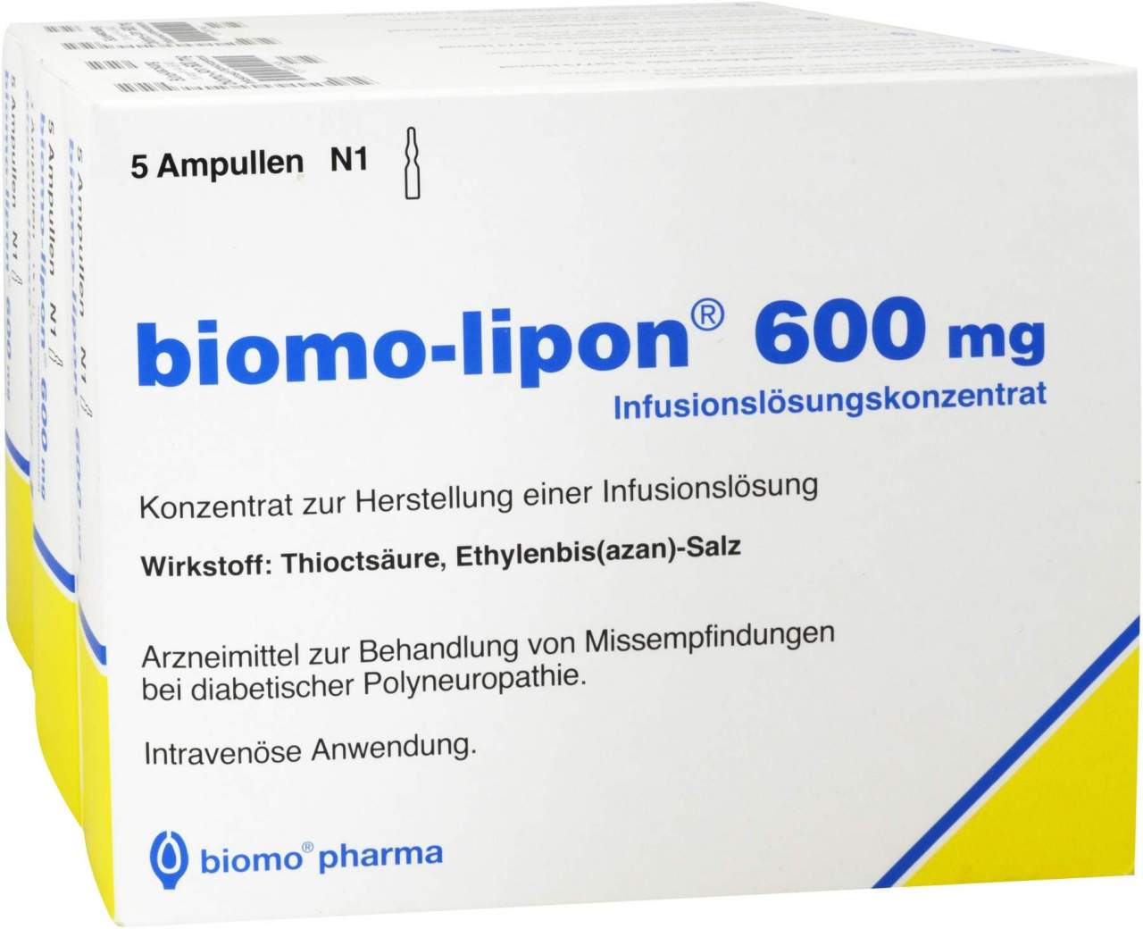 Biomo Lipon 600 mg 20 Ampullen