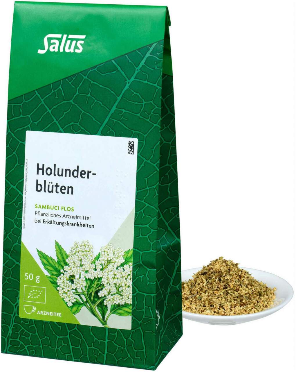 Holunderblüten Arzneitee Sambuci Flos Salus 50 G