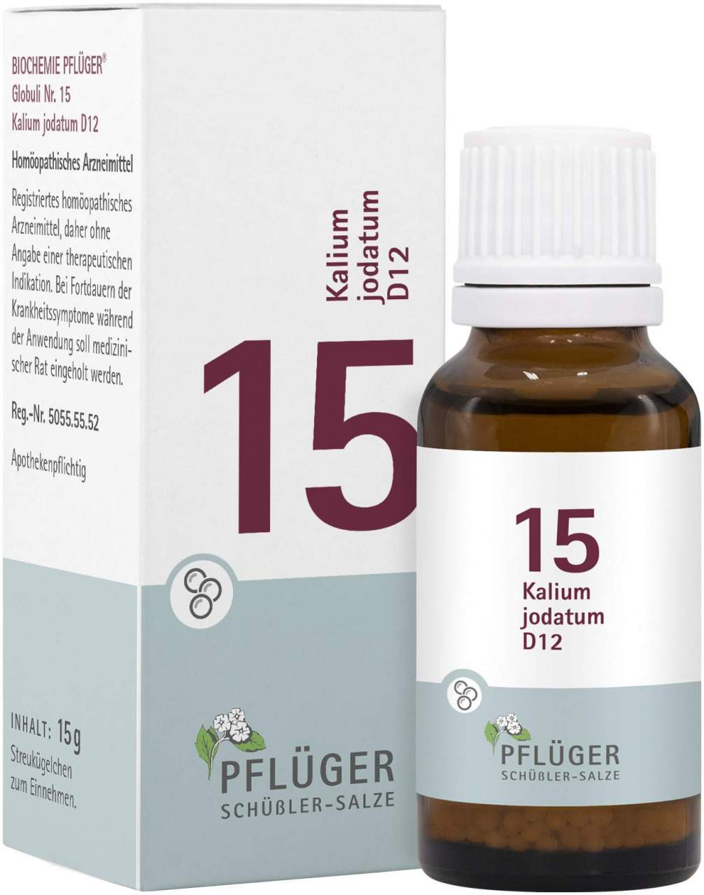 Biochemie Pflüger Nr. 15 Kalium Jodatum D12 15 G Globuli