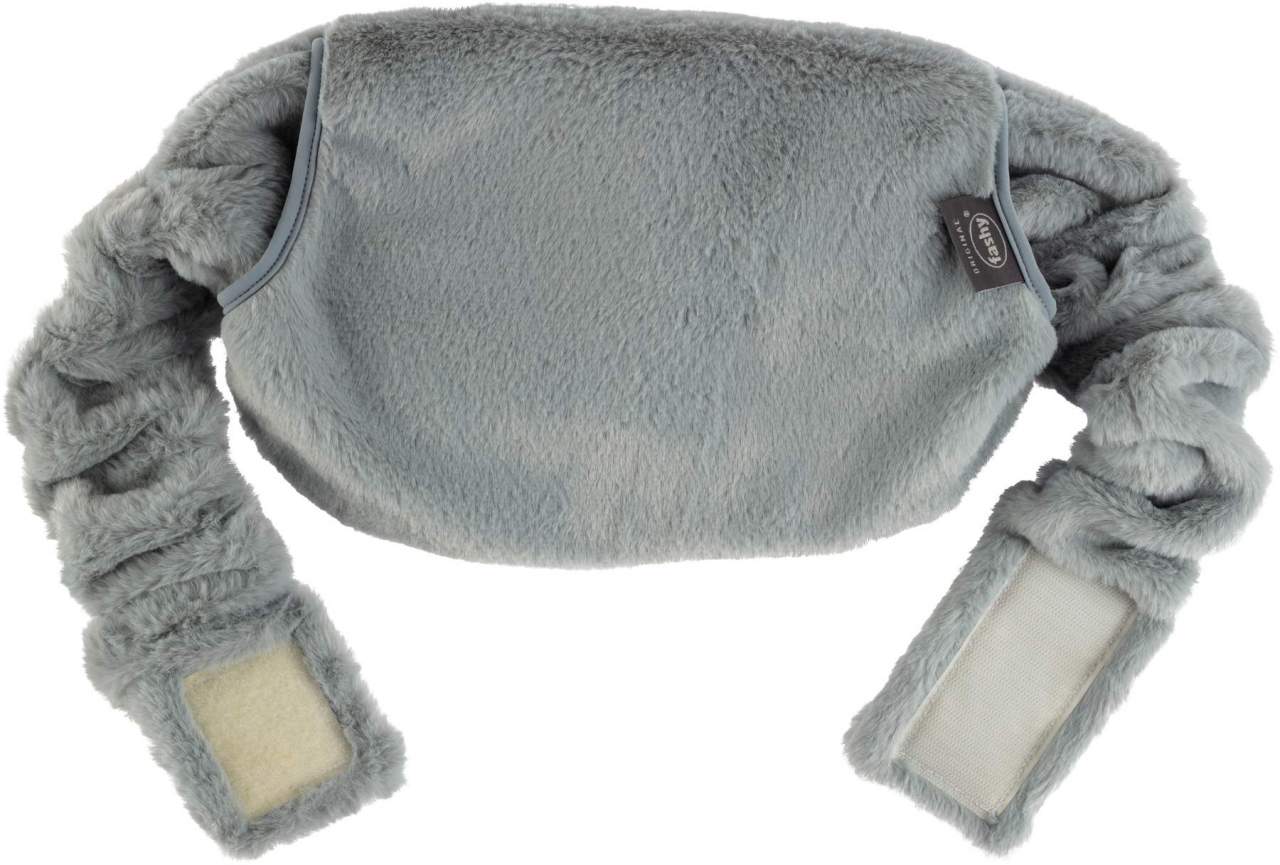 Flauschige Bauchtasche mit Wärmflasche und praktischer Muff-Funktion 1 Stück