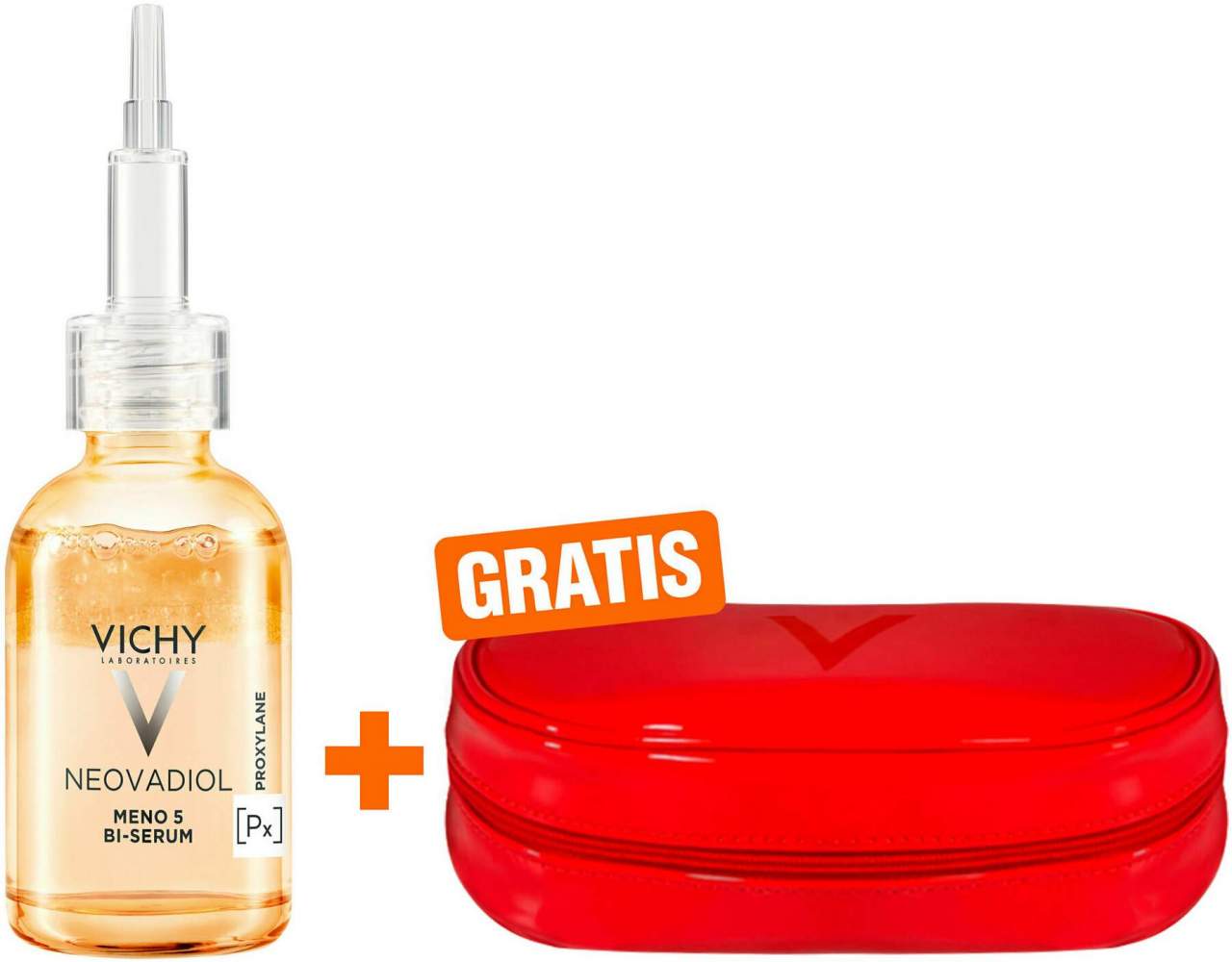Vichy Neovadiol Meno 5 BI-Serum 30 ml + gratis Kosmetiktasche 1 Stück - Anti Falten Serum