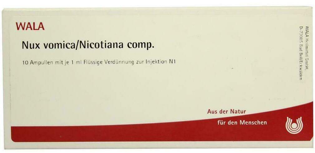 Wala Nux Vomica - Nicotiana Comp. 10 X 1 ml Ampullen